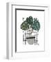 Monstera-Seventy Tree-Framed Giclee Print