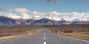 Fairlie-Tekapo Road, Canterbury, New Zealand-monstermacro-Stretched Canvas