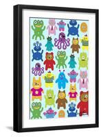 Monsters and Aliens-Elizabeth Caldwell-Framed Giclee Print