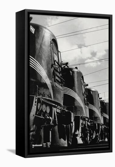 Monsters at Rest, Diesel Trains-null-Framed Stretched Canvas