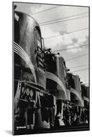 Monsters at Rest, Diesel Trains-null-Mounted Art Print