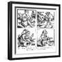 Monsters Born from the Deluge, after the Wood Engravings in the "Chronique De Nuremberg"-null-Framed Giclee Print