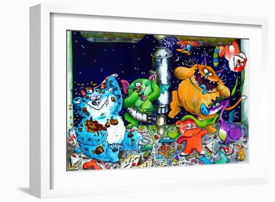 Monsters under the Sink-Maylee Christie-Framed Giclee Print