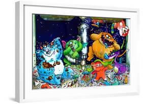 Monsters under the Sink-Maylee Christie-Framed Giclee Print