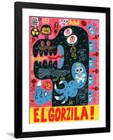 Monstro-Jorge R. Gutierrez-Framed Art Print