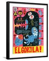 Monstro-Jorge R. Gutierrez-Framed Art Print