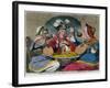 Monstrous Craws at a New Coalition Feast, Published by S.W. Fores in 1787-James Gillray-Framed Giclee Print