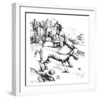 Monstrous Pig-Albrecht Dürer-Framed Giclee Print