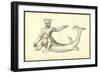 Monstrum Marinum Humana Facie-Ulisse Aldrovandi-Framed Art Print