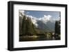 Mont Blanc, 4809m, and the Glaciers, Chamonix, Haute Savoie, French Alps, France, Europe-James Emmerson-Framed Photographic Print