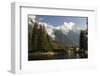 Mont Blanc, 4809m, and the Glaciers, Chamonix, Haute Savoie, French Alps, France, Europe-James Emmerson-Framed Photographic Print