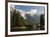 Mont Blanc, 4809m, and the Glaciers, Chamonix, Haute Savoie, French Alps, France, Europe-James Emmerson-Framed Photographic Print
