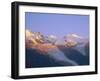 Mont Blanc and Glacier, the Alps, Haute-Savoie, France-Roy Rainford-Framed Photographic Print