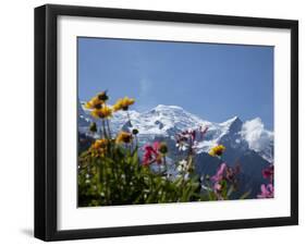 Mont Blanc, Chamonix, Haute Savoie, French Alps, France, Europe-Angelo Cavalli-Framed Photographic Print