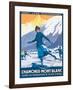 Mont Blanc, Chamonix-Roger Soubie-Framed Art Print