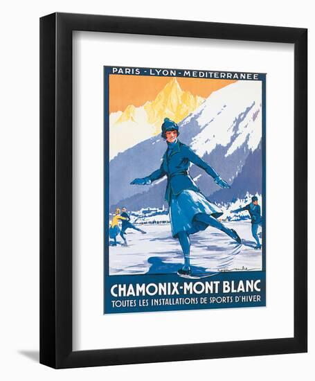 Mont Blanc, Chamonix-Roger Soubie-Framed Art Print