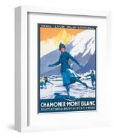 Mont Blanc, Chamonix-Roger Soubie-Framed Art Print