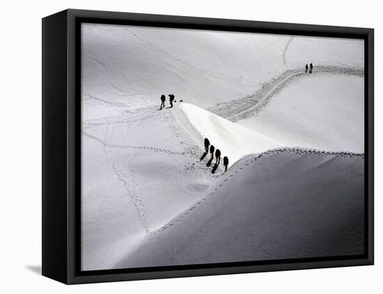 Mont Blanc, France-null-Framed Stretched Canvas