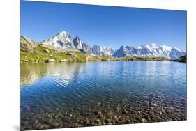 Mont Blanc from Lac Des Cheserys, Haute Savoie. French Alps, France-Roberto Moiola-Mounted Photographic Print