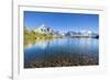 Mont Blanc from Lac Des Cheserys, Haute Savoie. French Alps, France-Roberto Moiola-Framed Photographic Print