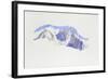 Mont Blanc from Saint-Martin-Sur-Arve-John Ruskin-Framed Giclee Print