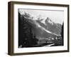 Mont Blanc from Switzerland, 1893-John L Stoddard-Framed Giclee Print