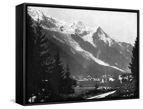 Mont Blanc from Switzerland, 1893-John L Stoddard-Framed Stretched Canvas