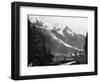 Mont Blanc from Switzerland, 1893-John L Stoddard-Framed Giclee Print