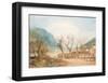Mont Blanc from the Bridge of St Martins, Sallanches, 1807-J M W Turner-Framed Giclee Print