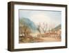 Mont Blanc from the Bridge of St Martins, Sallanches, 1807-J M W Turner-Framed Giclee Print