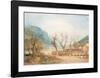 Mont Blanc from the Bridge of St Martins, Sallanches, 1807-J M W Turner-Framed Giclee Print