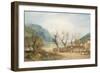 Mont Blanc from the Bridge of St Martins, Sallanches, c.1807-J. M. W. Turner-Framed Giclee Print
