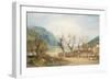 Mont Blanc from the Bridge of St Martins, Sallanches, c.1807-J. M. W. Turner-Framed Giclee Print