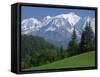 Mont Blanc, Haute Savoie, Rhone Alpes, Mountains of the French Alps, France, Europe-Michael Busselle-Framed Stretched Canvas