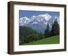 Mont Blanc, Haute Savoie, Rhone Alpes, Mountains of the French Alps, France, Europe-Michael Busselle-Framed Photographic Print