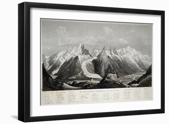 Mont Blanc Massif, France, 20th Century-null-Framed Giclee Print