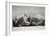 Mont Blanc Massif, France, 20th Century-null-Framed Giclee Print