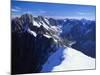 Mont Blanc Mountain Range, Alps, Haute Savoie, France-Roy Rainford-Mounted Photographic Print