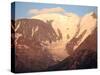 Mont Blanc Mountain Range and Bionnassay Glacier, St. Gervais, Haute-Savoie, French Alps, France, E-Godong-Stretched Canvas