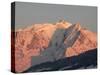 Mont Blanc Mountain Range, Megeve, Haute-Savoie, French Alps, France, Europe-Godong-Stretched Canvas