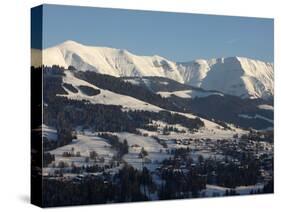 Mont Blanc Mountain Range, Mont D'Arbois in Megeve, Haute-Savoie, French Alps, France, Europe-Godong-Stretched Canvas