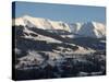 Mont Blanc Mountain Range, Mont D'Arbois in Megeve, Haute-Savoie, French Alps, France, Europe-Godong-Stretched Canvas