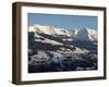 Mont Blanc Mountain Range, Mont D'Arbois in Megeve, Haute-Savoie, French Alps, France, Europe-Godong-Framed Photographic Print