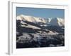 Mont Blanc Mountain Range, Mont D'Arbois in Megeve, Haute-Savoie, French Alps, France, Europe-Godong-Framed Photographic Print