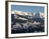 Mont Blanc Mountain Range, Mont D'Arbois in Megeve, Haute-Savoie, French Alps, France, Europe-Godong-Framed Photographic Print