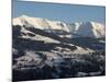 Mont Blanc Mountain Range, Mont D'Arbois in Megeve, Haute-Savoie, French Alps, France, Europe-Godong-Mounted Photographic Print