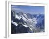 Mont Blanc Range Near Chamonix, French Alps, Haute-Savoie, France, Europe-Roy Rainford-Framed Photographic Print