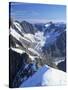 Mont Blanc Range Near Chamonix, Haute-Savoie, French Alps, France-Roy Rainford-Stretched Canvas