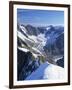 Mont Blanc Range Near Chamonix, Haute-Savoie, French Alps, France-Roy Rainford-Framed Photographic Print