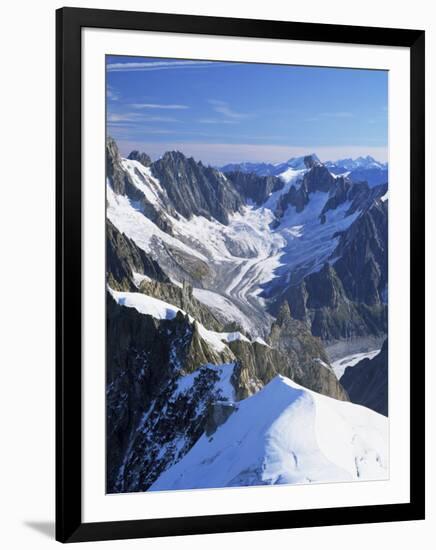 Mont Blanc Range Near Chamonix, Haute-Savoie, French Alps, France-Roy Rainford-Framed Photographic Print
